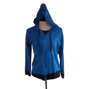 Blue And Black Women's Hoodie